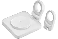2-in-1 15W Wireless Charger Kit with Watch Charger Holder - Click for more details