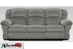 Allure Gray Motion Reclining Sofa - Click for more details