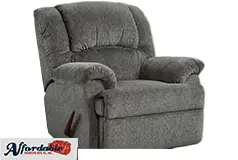 Allure Gray Motion Rocker Recliner Chair - Click for more details