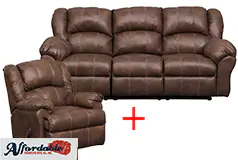 Telluride Cafe Motion Reclining Sofa and Chair - Click for more details