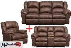 Telluride Cafe Motion Reclining Sofa, Loveseat and Chair - Click for more details