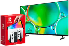 Sony 65” BRAVIA 2 II LED 4K UHD Smart Google TV + Nintendo Switch White OLED Bundle - Click for more details