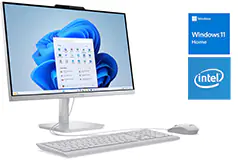 Lenovo 23.8” N100 AIO Desktop - Cloud Gray (8GB/512GB/Win 11H) - Click for more details
