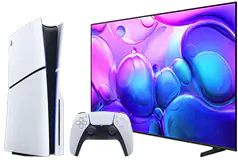 Samsung 65” QLED Q6F 4K Smart TV &amp; PlayStation 5 Slim Disc Edition Bundle - Click for more details