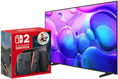 Samsung 65” QLED Q6F 4K Smart TV + Nintendo Switch 2 Mario Kart™ World - Click for more details