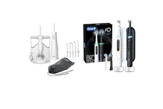 Waterpik Flosser Set + Oral-B iO5 Toothbrush 2-Pack Combo - Click for more details