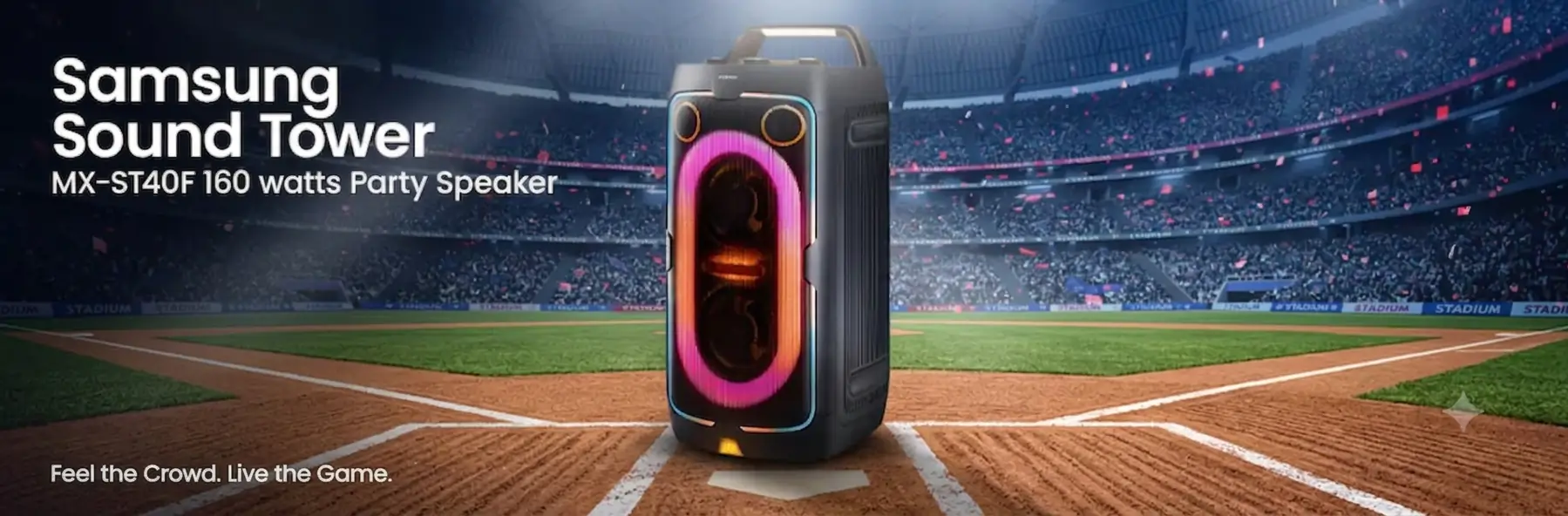 Samsung Sound Tower MX-ST40F 160 watts Party Speaker  - Click for more details
