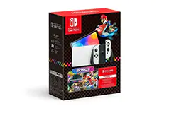 Nintendo Switch White OLED Model Mario Kart™ 8 Deluxe Bundle Console - Click for more details