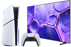 Samsung 70” UHD 4K Smart TV & PlayStation 5 Slim Disc Edition Bundle  - Click for more details