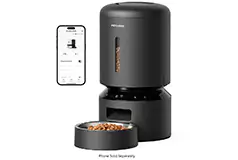 PETLIBRO Granary WiFi Stainless Steel 5L Automatic Dog and Cat Feeder - Black  - Click for more details