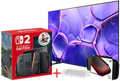 Samsung 65” 4K UHD Smart TV & Nintendo Switch 2 Mario Kart™ World Bundle  - Click for more details