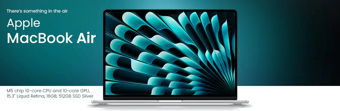 Apple MacBook Air 15.3” M5 Laptop - Silver (16GB/512GB/macOS)  - Click for more details