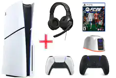 PlayStation 5 Slim Disc Edition Bundle with EA SPORTS FC 26 Game  - Click for more details