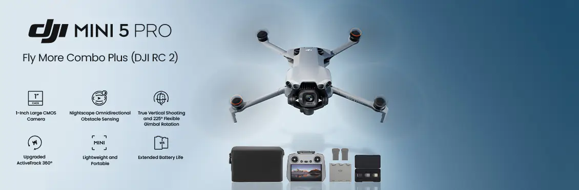 DJI Mini 5 Pro Fly More Combo Plus (with DJI RC 2)  - Click for more details