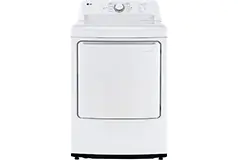 LG 7.3 Cu. Ft. Electric Dryer with Sensor Dry - White  - Click for more details