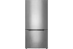 Insignia™ 30 in. Wide 18 Cu. Ft. Bottom Freezer Refrigerator - Stainless Steel  - Click for more details