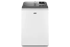 Maytag 5.3 Cu. Ft. High Efficiency Smart Top Load Washer - White  - Click for more details