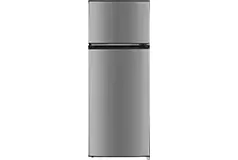 Insignia™ 7.2 Cu. Ft. Mini Fridge with Top Freezer - Stainless Steel  - Click for more details