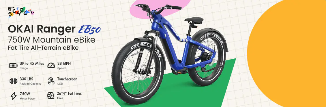 OKAI Ranger EB50 750W Mountain eBike - Blue  - Click for more details