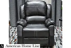 Lorraine Bel-Aire Deluxe Reclining Club Chair&#160;in Ebony - Click for more details