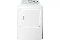 Insignia 6.7 Cu. Ft. 10-Cycle Gas Dryer - White - Click for more details
