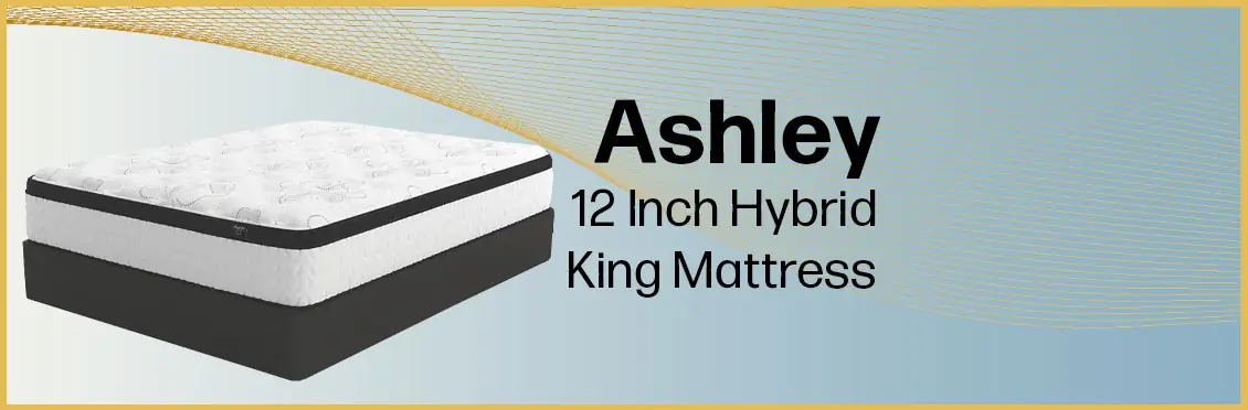 Ashley 12 Inch Hybrid King Mattress  - Click for more details