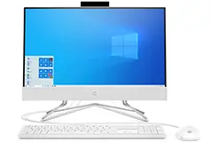 HP All-in-One Snow White 21.5” 3050U Desktop (AMD Athlon 3050U/4GB/128GB/Win 10 Home) - Click for more details
