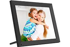 Aluratek 15” Touchscreen LCD Wi-Fi Digital Photo Frame - Black - Click for more details