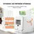 VENTRAY DW55AD Portable Countertop Dishwashers with 5 Washing Programs