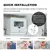 VENTRAY DW50  Portable Countertop Dishwashers with 5 Washing Programs