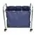 Luxor Laundry Cart with Steel Frame & Navy Canvas Bag with Dividers