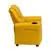 Flash Furniture Yellow Vinyl Kids Recliner with Cup Holder and Headrest