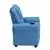 Flash Furniture Light Blue Vinyl Kids Recliner with Cup Holder and Headrest