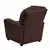 Flash Furniture Brown Leather Kids Recliner with Cup Holder