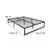 14' Platform Bed Frame with 12' Memory Foam Pocket Spring Mattress - Full