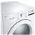 LG 7.4 Cu. Ft. Stackable Electric Dryer with FlowSense™ - White