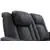 Valencia Tuscany Top Grain Leather Power Luxury Recliner, Charcoal