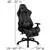 X30 Gaming Chair with Reclining Back and Slide-Out Footrest in Gray