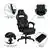 X40 Gaming Chair with Fully Reclining Back/Arms, Massaging Lumbar - Black