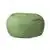 Cotton-Twill Upholstered Oversized Solid Green Bean Bag Chair
