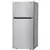 LG 20.2 Cu. Ft. Top-Freezer Refrigerator - Stainless steel