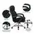 Black Fabric Executive Ergonomic Office Chair with Loop Arms
