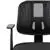 Mid-Back Black Mesh Swivel Task Office Chair with Pivot Back and Arms
