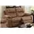 Fiorentino 2 Pieces Recliner Sofa Living Room Set in Brown