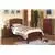 Merano 3 Piece Twin Size Bedroom Set in Dark Oak Finish