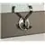 Last Look Modern Silver Wall Mirror with Hooks 32.5” x 10.5”