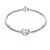 Pandora Beaded Heart Bracelet, Size 7.5
