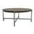 Diamond Sofa Atwood 40” Round Cocktail Table with Grey Oak Veneer Top