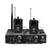 UHF 16-Channel Wireless Professional Dual Channel In-Ear Monitor Syste