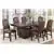 Bielce 7 Pieces Counter Height Dining Set in Espresso Wood Finish